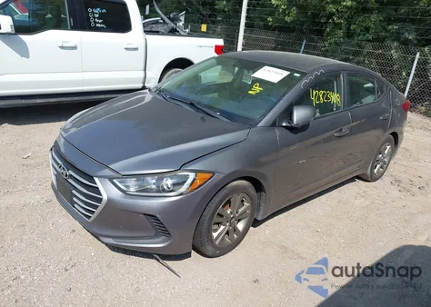 2018 Hyundai Elantra Sel z USA, uszkodzony, nr VIN 5NPD84LF5JH297420